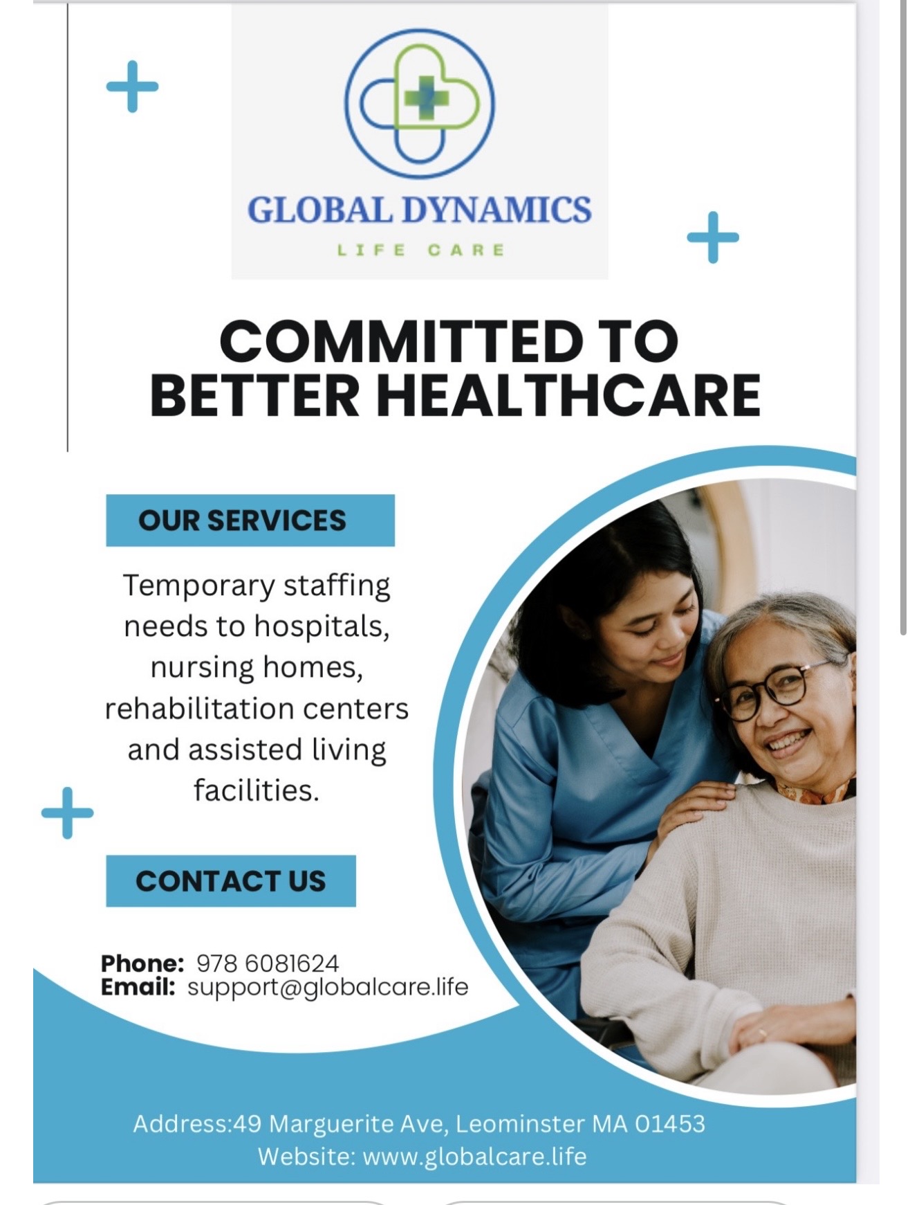 Global Dynamics Lifecare - Leominster, MA