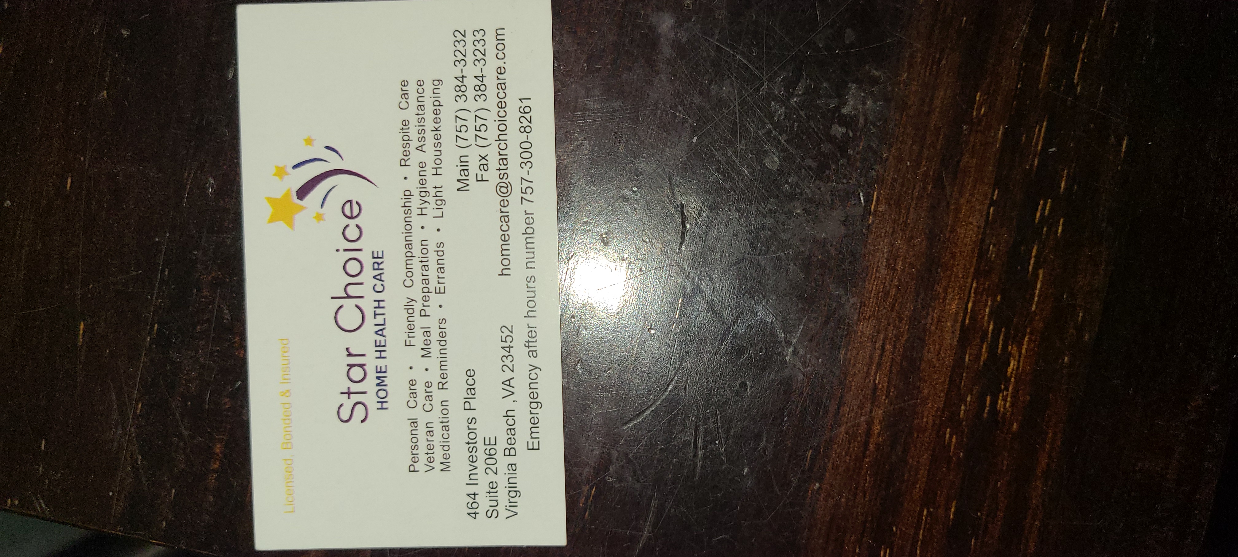 Star Choice Home Health Care, LLC at Virginia Beach, VA