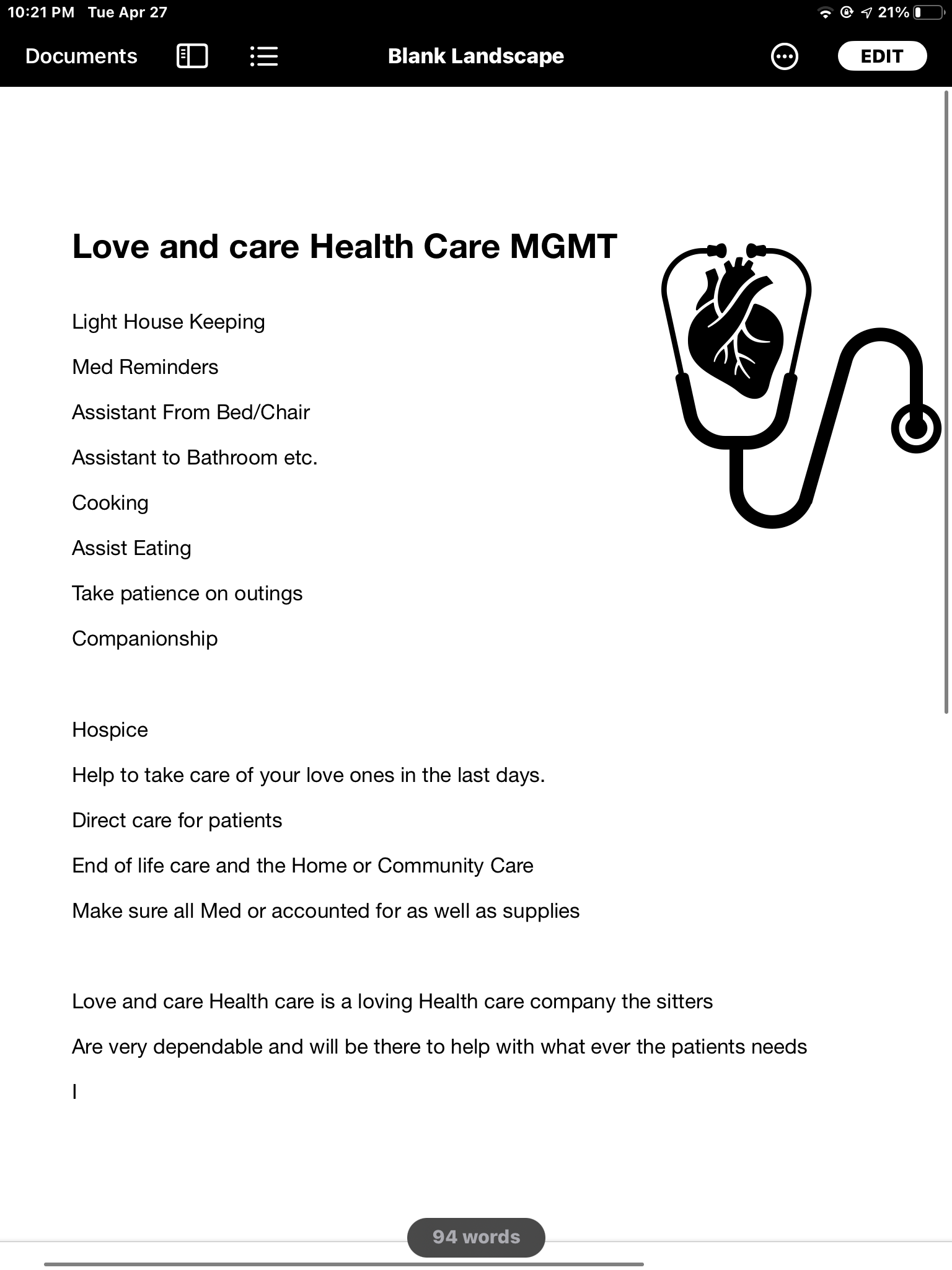 Love Living Well Home Health Care- at Birmingham, AL