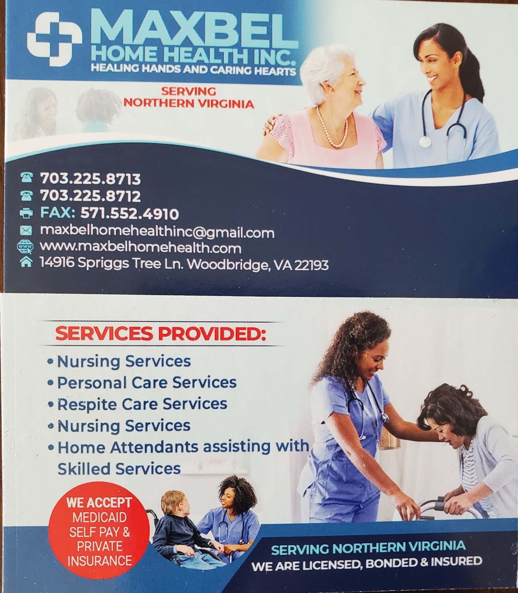 Maxbel Home Health Inc. at Woodbridge, VA