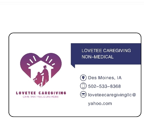 Lovetee Caregiving LLC at Des Moines, IA